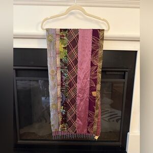 Catherine Malandrino Multicolor Patchwork Scarf